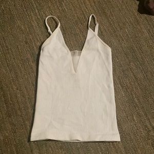 White tank top with mesh